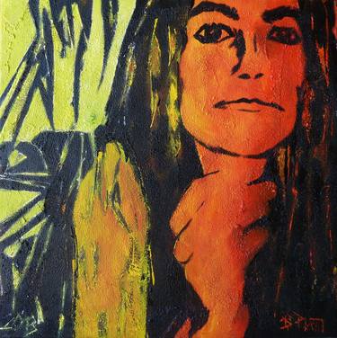 Original Expressionism Portrait Paintings by Barbara Piatti