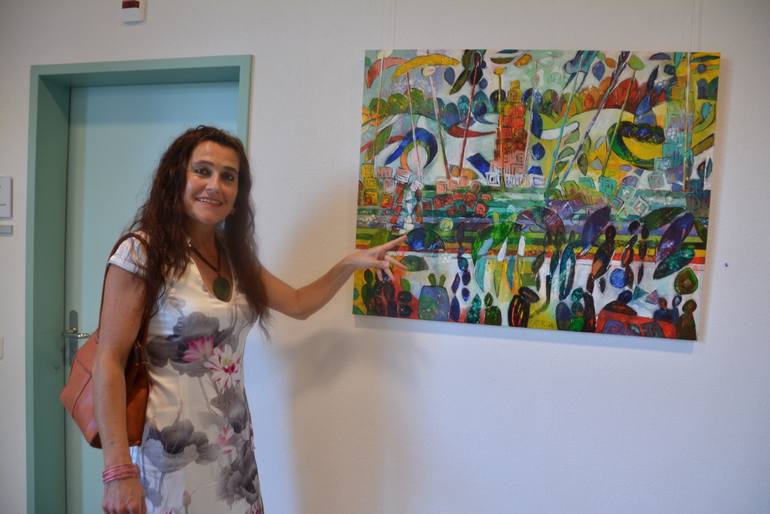 Original Expressionism Pop Culture/Celebrity Painting by Barbara Piatti