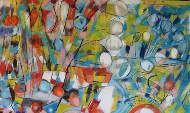 Original Abstract Expressionism Abstract Paintings by Barbara Piatti