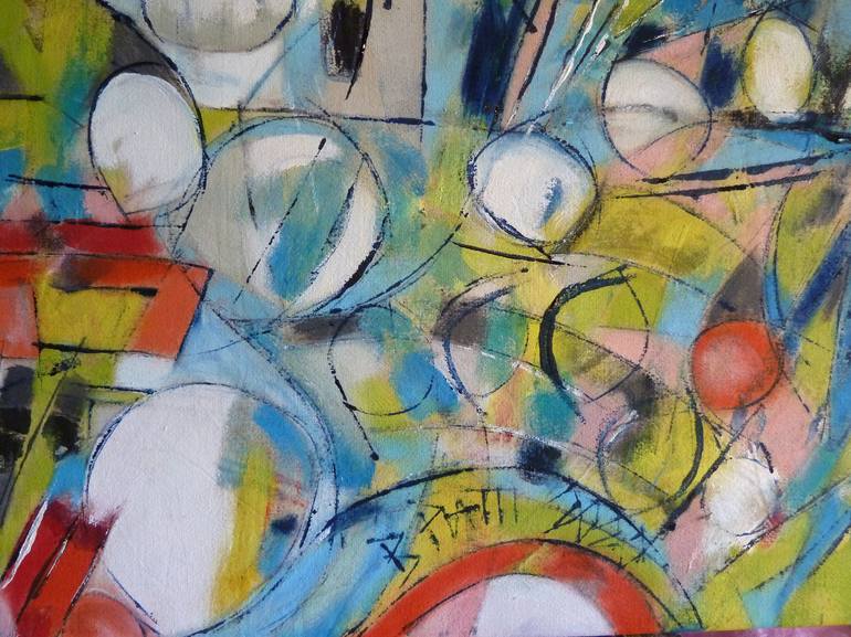 Original Abstract Painting by Barbara Piatti