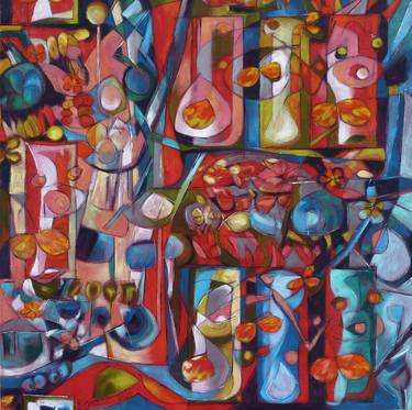 Original Abstract Expressionism Popular culture Paintings by Barbara Piatti