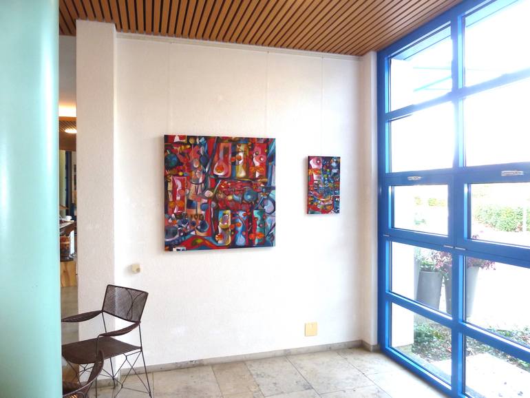 Original Abstract Expressionism Popular culture Painting by Barbara Piatti