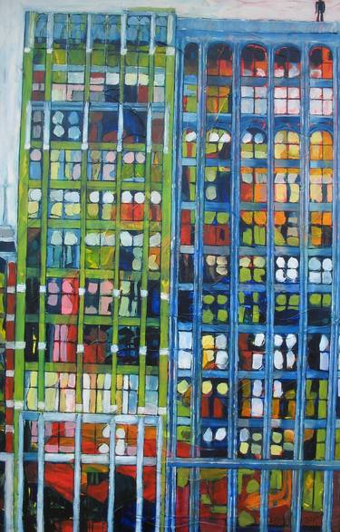 Print of Abstract Expressionism Cities Paintings by Barbara Piatti