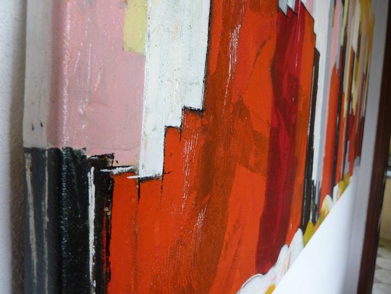 Original Expressionism Cities Painting by Barbara Piatti