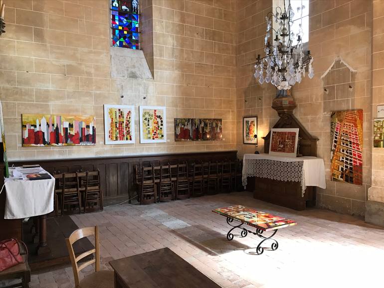 Original Expressionism Cities Painting by Barbara Piatti