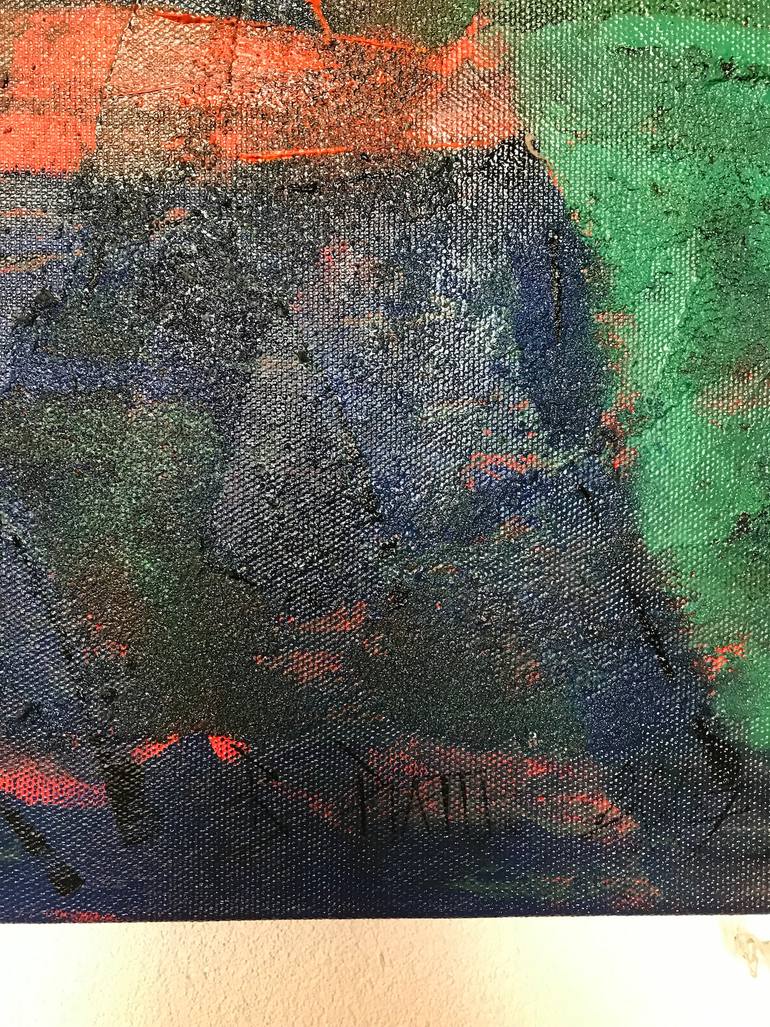 Original Abstract Expressionism Seascape Painting by Barbara Piatti