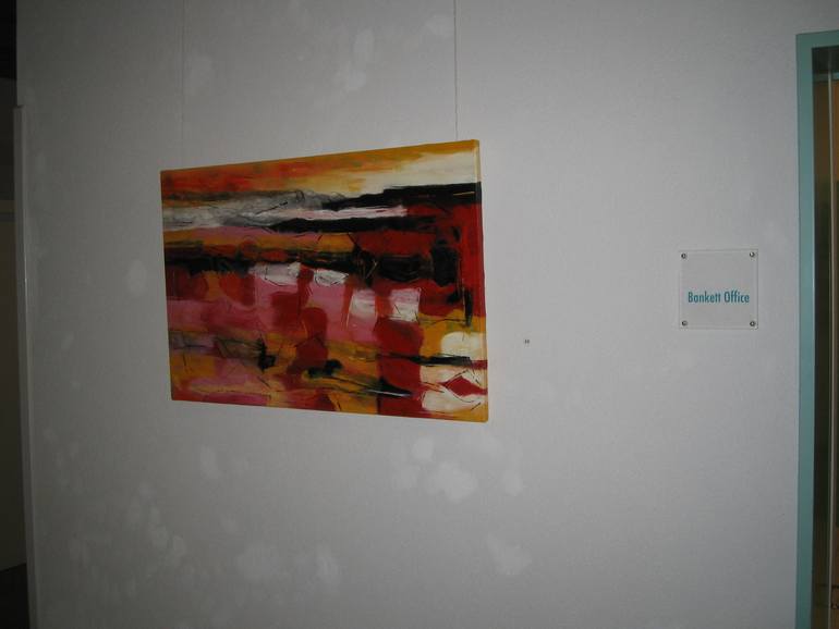 Original Abstract Expressionism Seascape Painting by Barbara Piatti