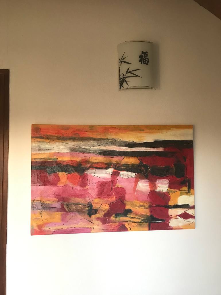 Original Abstract Expressionism Seascape Painting by Barbara Piatti