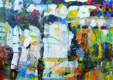 Original Abstract Expressionism Abstract Paintings by Barbara Piatti