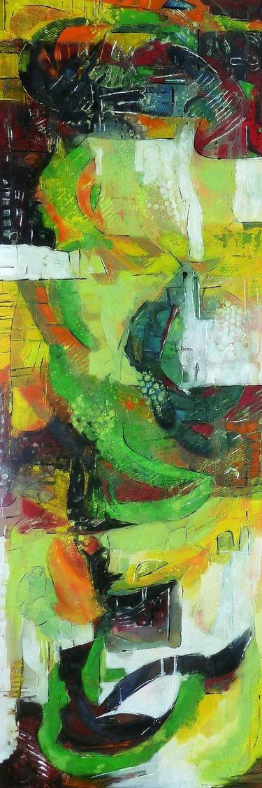Original Abstract Expressionism Landscape Paintings by Barbara Piatti