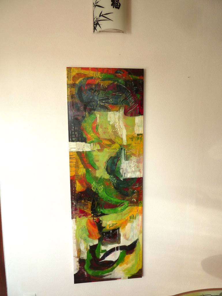 Original Abstract Expressionism Landscape Painting by Barbara Piatti