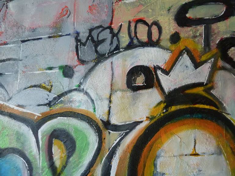 Original Street Art Graffiti Painting by Barbara Piatti