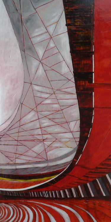 Original Expressionism Architecture Paintings by Barbara Piatti