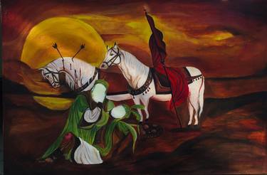 Original Figurative Religious Paintings by Mahnoor Fatima