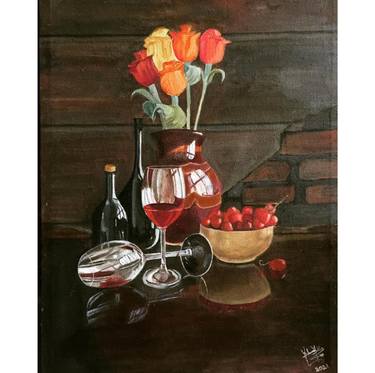 Original Photorealism Still Life Paintings by Mahnoor Fatima