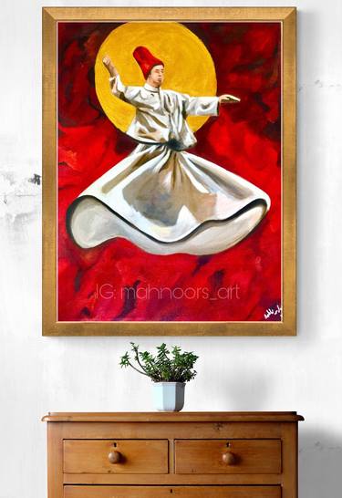 Whirling Dervish/ Sufism Modern Abstract thumb