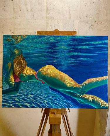 Original Water Painting by Karina Grigoryan