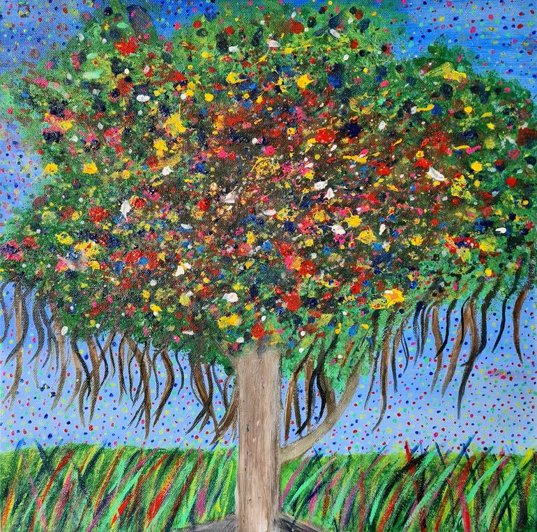 Tree of Life Painting by Ishita Singh | Saatchi Art