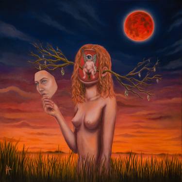 Original Surrealism Fantasy Paintings by Abril Cerutti