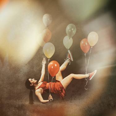 Anna-Valeria with balloons - Limited Edition of 1 thumb