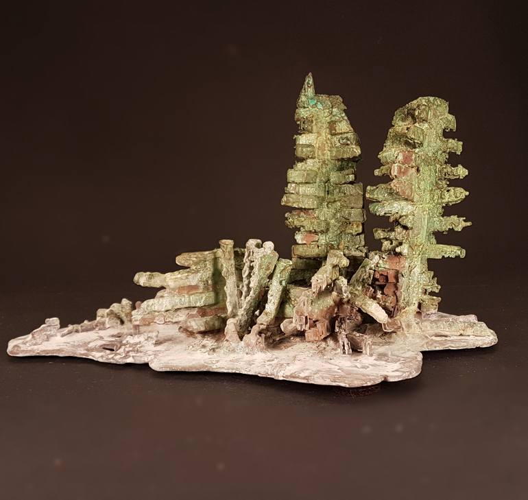 Original Expressionism Landscape Sculpture by Wichert van Engelen