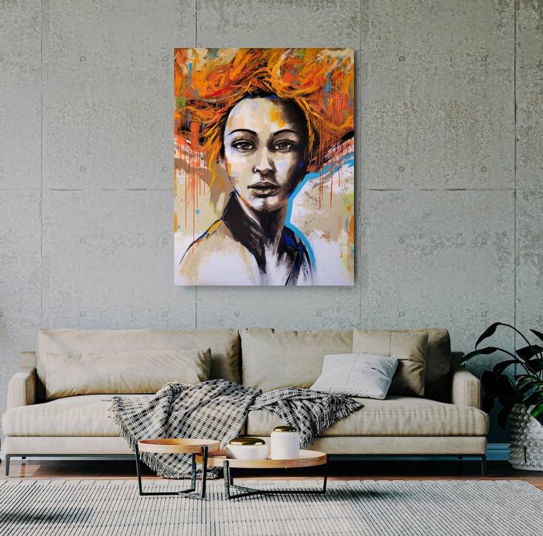 Flora Painting by Sébastien Klein | Saatchi Art