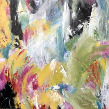 Original Abstract Expressionism Abstract Paintings by Corina Hanson
