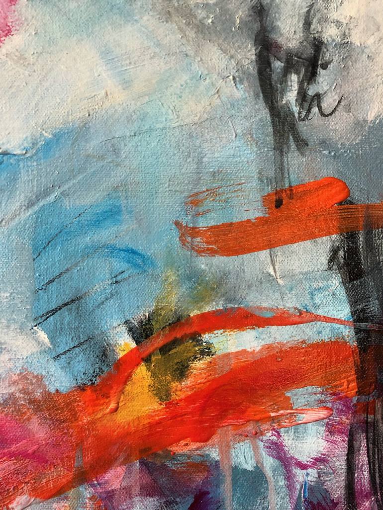 Original Abstract Expressionism Abstract Painting by Corina Hanson
