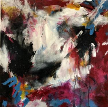 Original Abstract Expressionism Abstract Paintings by Corina Hanson