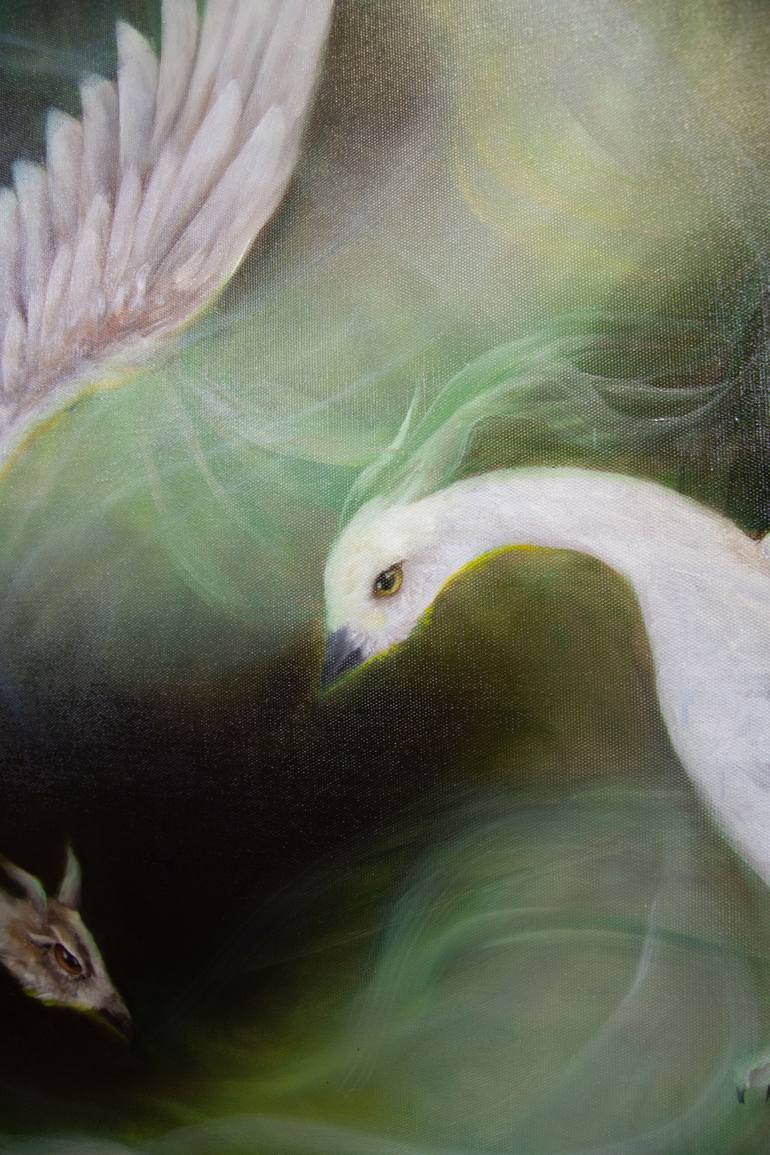 Original Abstract Fantasy Painting by Evelina Klanikova