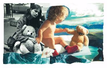 Print of Children Collage by Natalia Mykolaenko