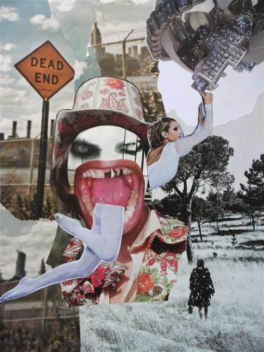 Print of Dada Music Collage by Natalia Mykolaenko