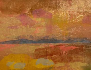 Original Abstract Landscape Printmaking by Ivonne Portillo