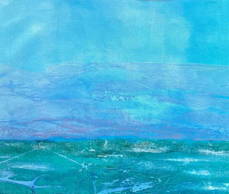Where the sky touches the sea Painting by Ivonne Portillo | Saatchi Art