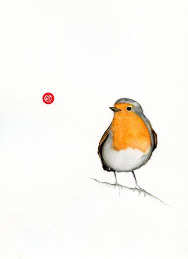 Robin watercolor thumb