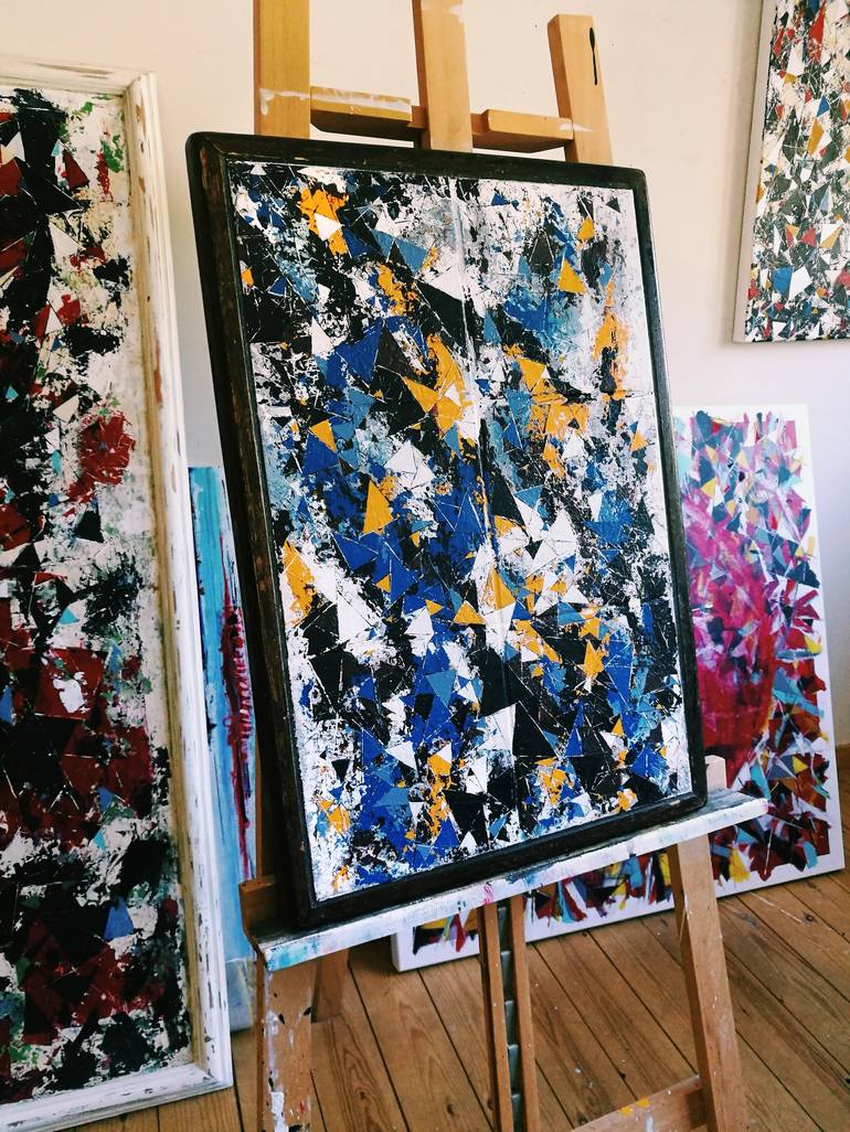 Original Chaos Abstract Painting by Greg Bryce