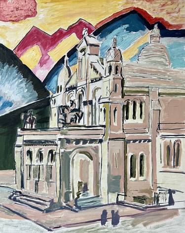 Print of Expressionism Architecture Paintings by Dr Rechsteiner