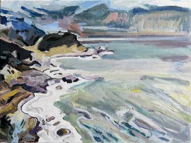 Print of Expressionism Seascape Paintings by Dr Rechsteiner