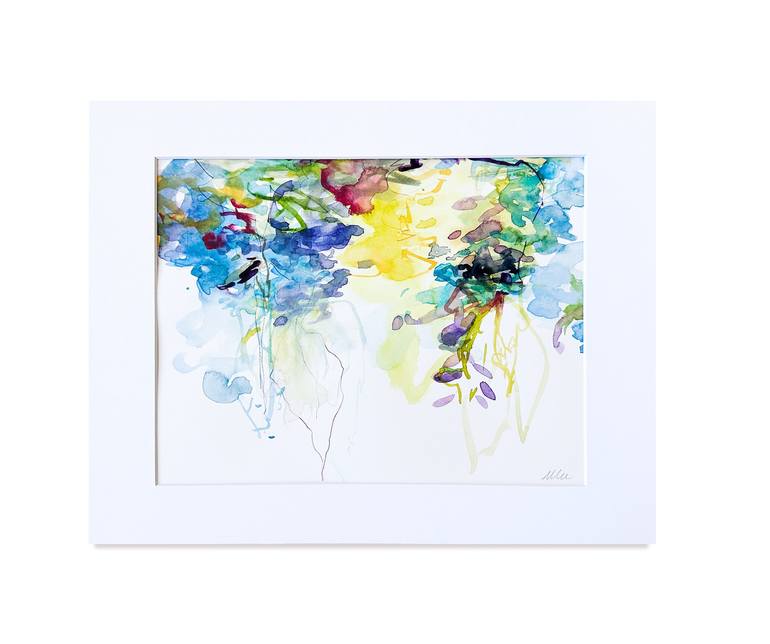 Original Abstract Expressionism Botanic Painting by Monica Lee Rich