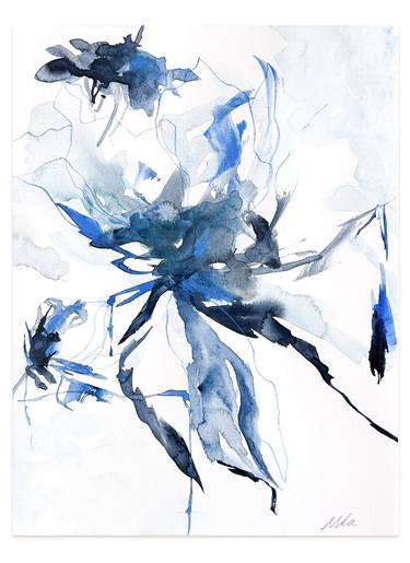 Original Abstract Botanic Paintings by Monica Lee Rich