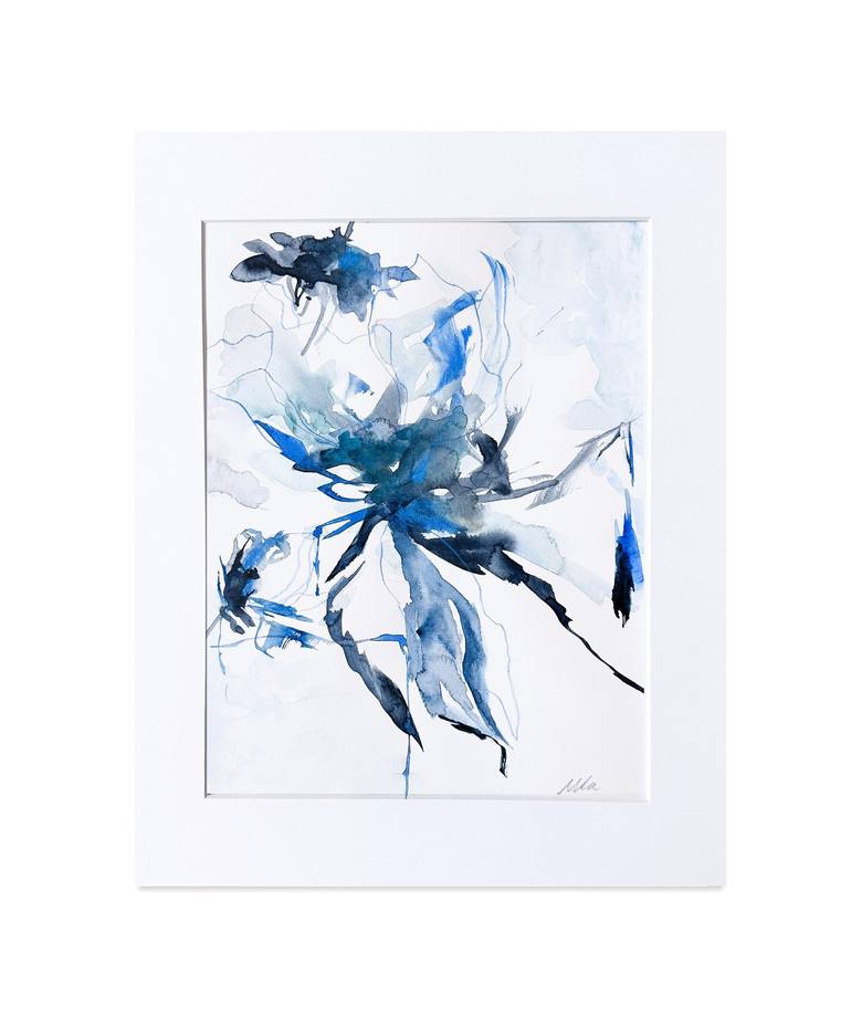 Original Abstract Botanic Painting by Monica Lee Rich