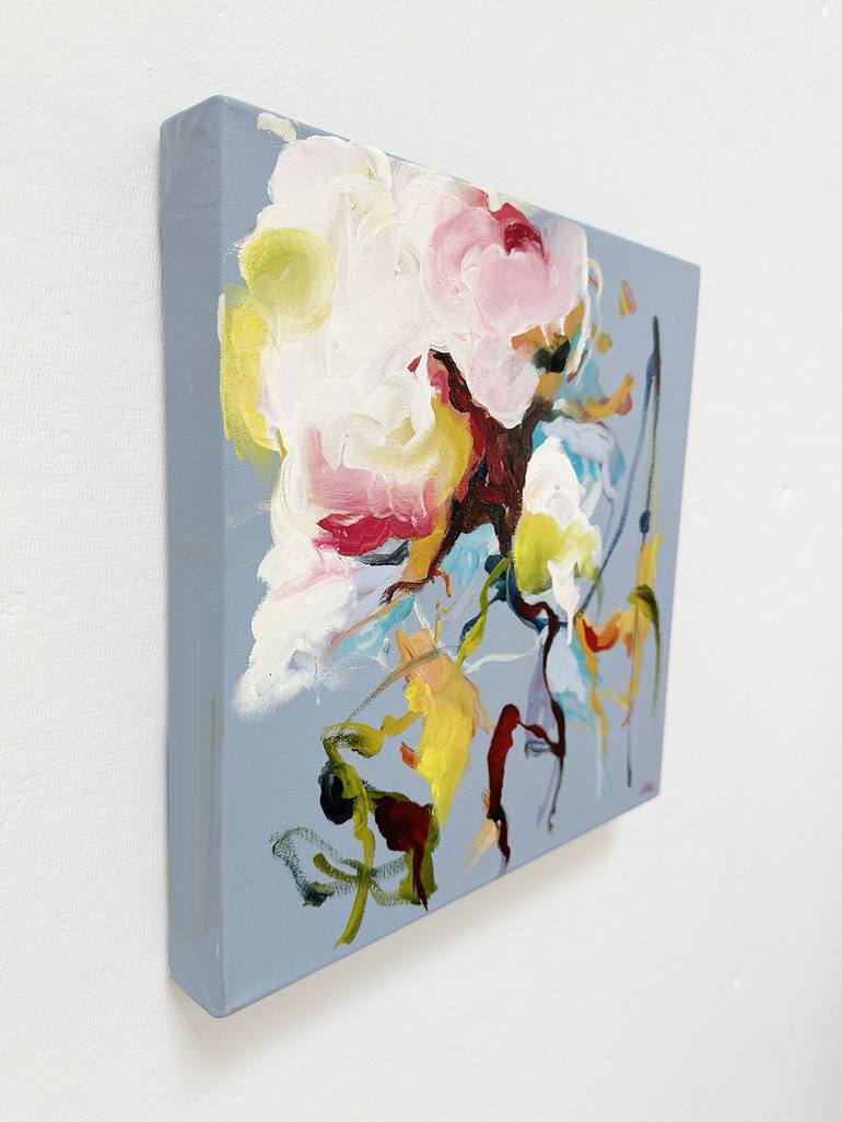 Original Abstract Expressionism Botanic Painting by Monica Lee Rich