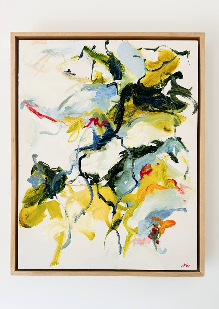 Original Abstract Expressionism Abstract Painting by Monica Lee Rich