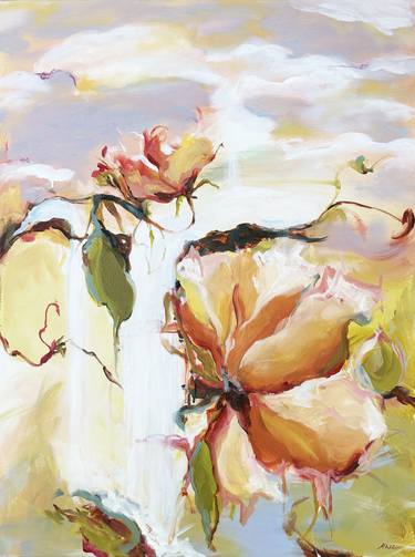 Original Abstract Expressionism Landscape Paintings by Monica Lee Rich