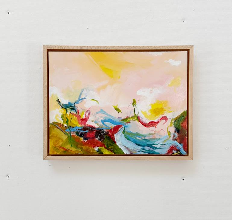 Original Abstract Expressionism Landscape Painting by Monica Lee Rich