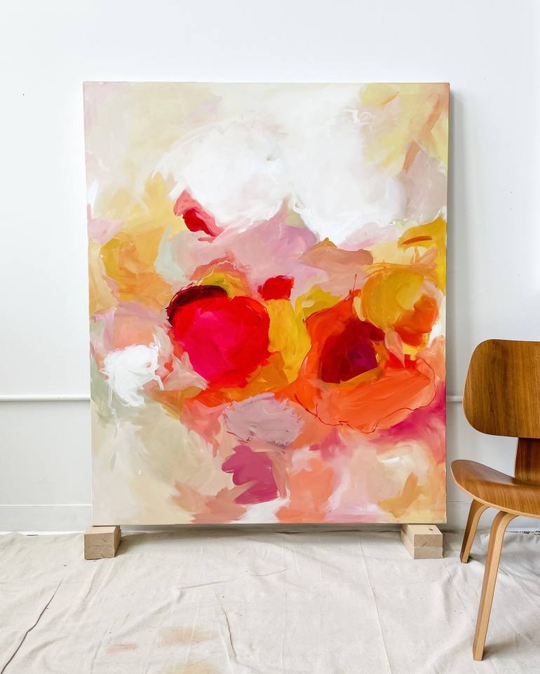 Original Abstract Expressionism Abstract Painting by Monica Lee Rich