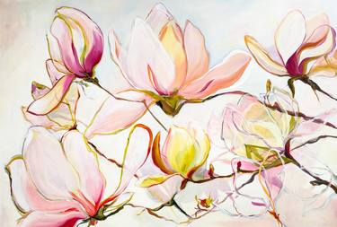Original Impressionism Floral Paintings by Monica Lee Rich