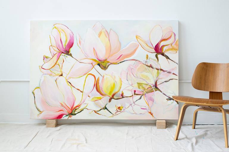Original Floral Painting by Monica Lee Rich