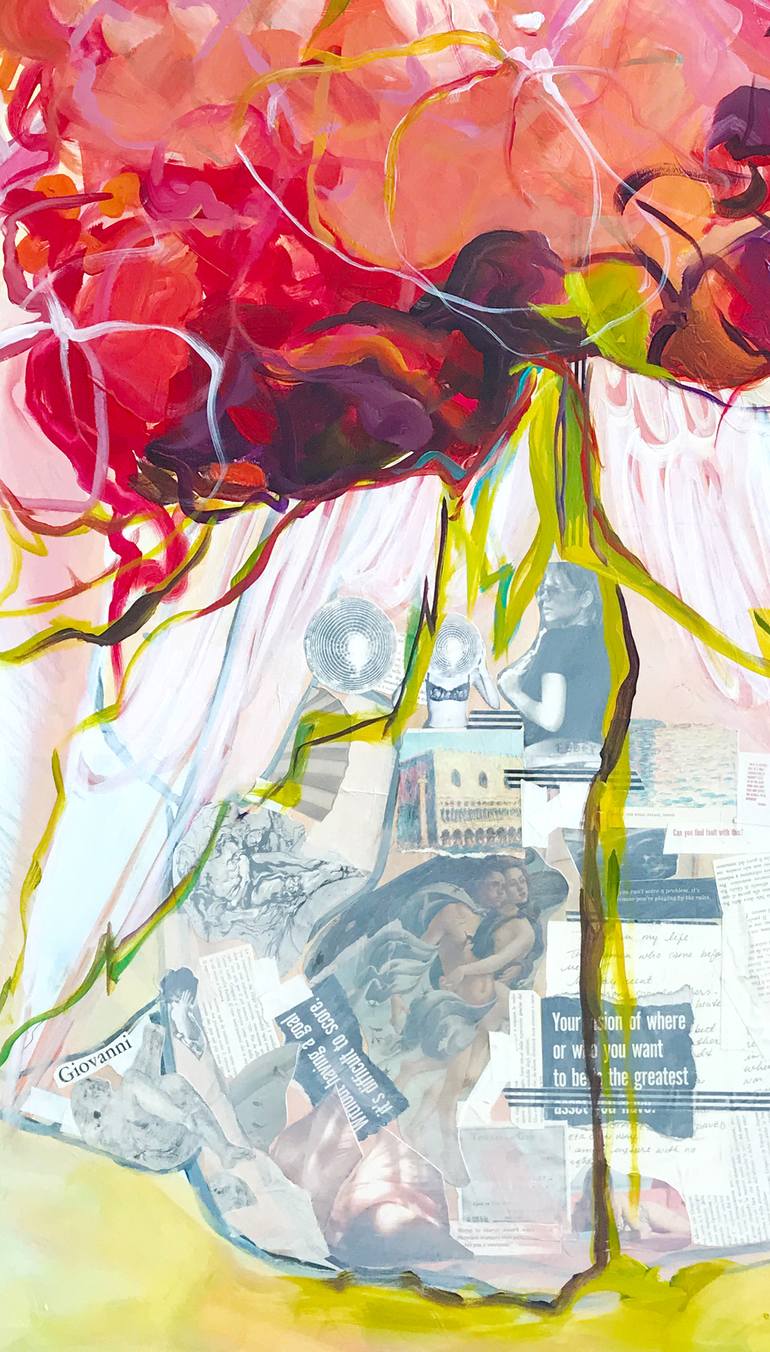 Original Figurative Women Mixed Media by Monica Lee Rich