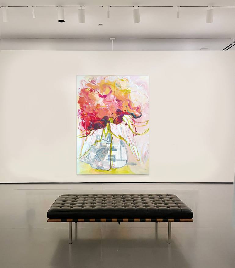 Original Figurative Women Mixed Media by Monica Lee Rich